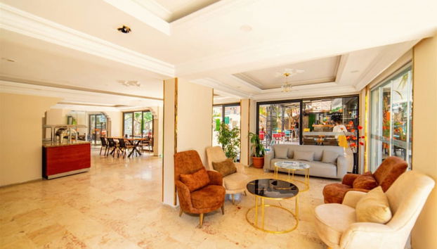 Sitzecke in der Lobby