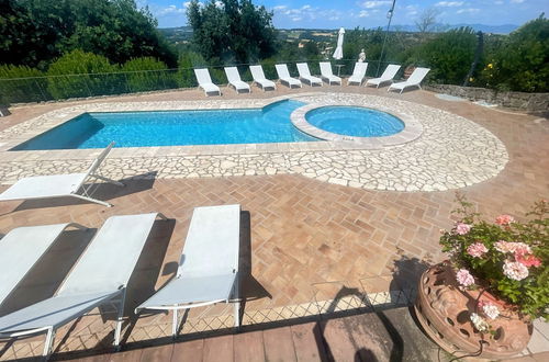 Photo 56 - Pool and Jacuzzi - Charming Villa in Umbria - Sleeps 24 - Lake View