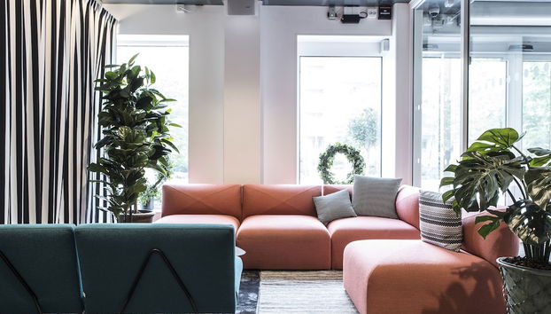 Sitzecke in der Lobby