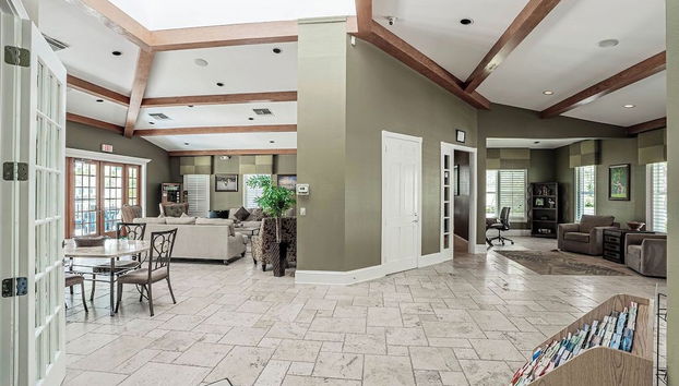 Lobby sitting area