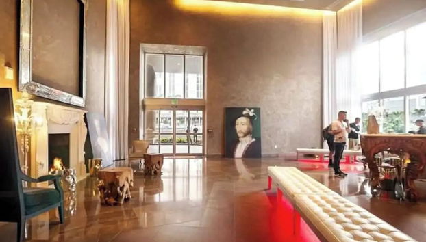 Sala de estar do lobby