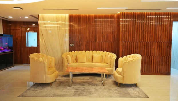 Lobby sitting area