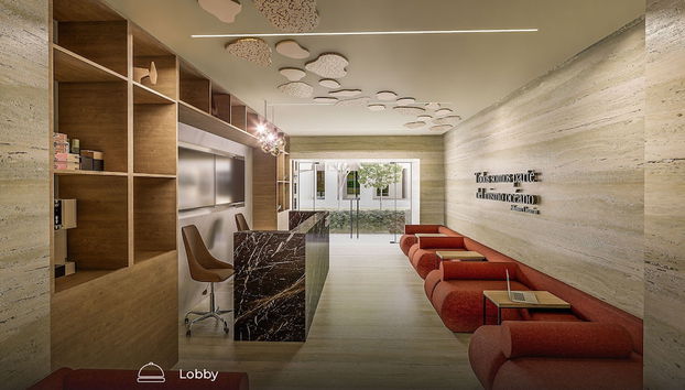 Sitzecke in der Lobby