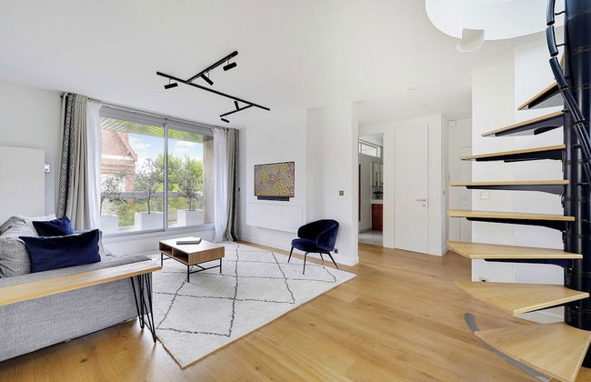 Exclusive Apt w/ Rooftop -2bd/4p Porte D'auteuil - Foto 12