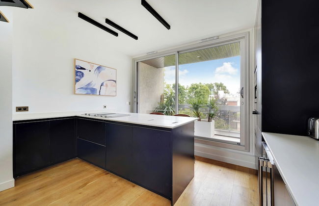 Exclusive Apt w/ Rooftop -2bd/4p Porte D'auteuil - Foto 8