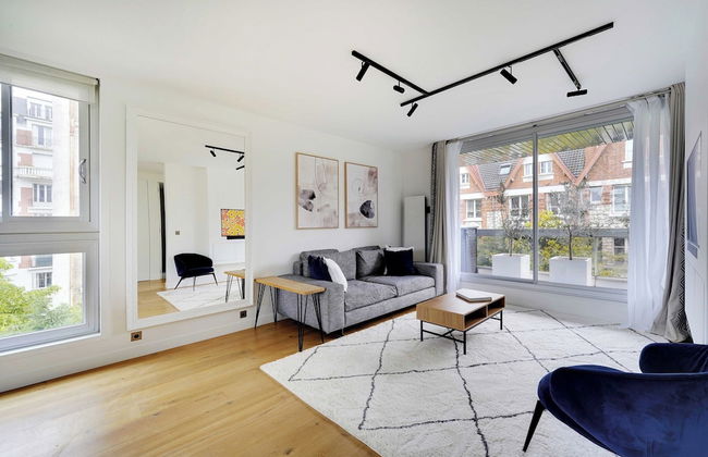 Exclusive Apt w/ Rooftop -2bd/4p Porte D'auteuil - Foto 11