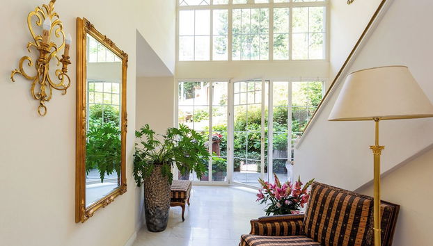 Interior entrance