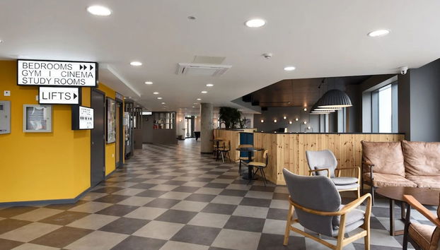 Sala de estar do lobby