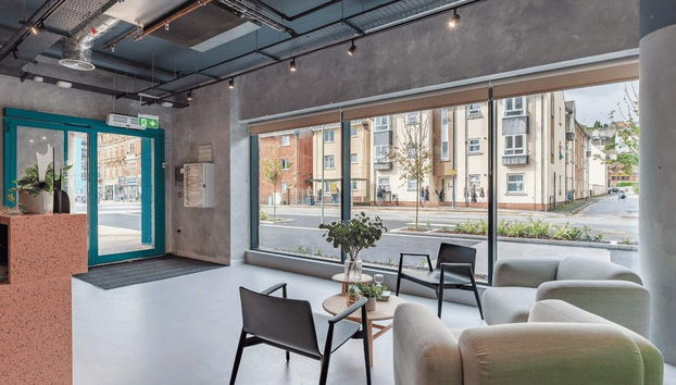Lobby sitting area