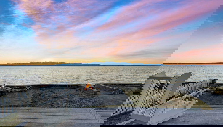 Photo 1 - Waterfront 4bdr w/ Deck, Stunning Views, Fire Pit Cedar Street by Avantstay