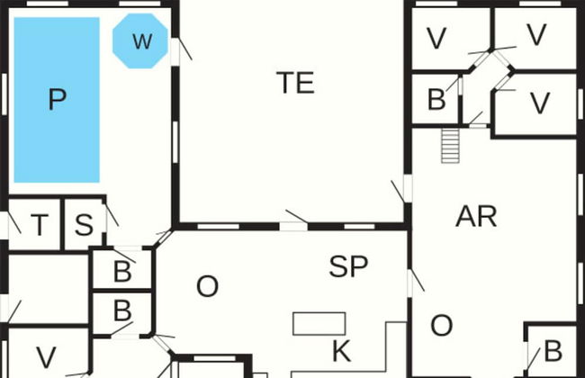 22 Person Holiday Home in Nexo - Foto 2