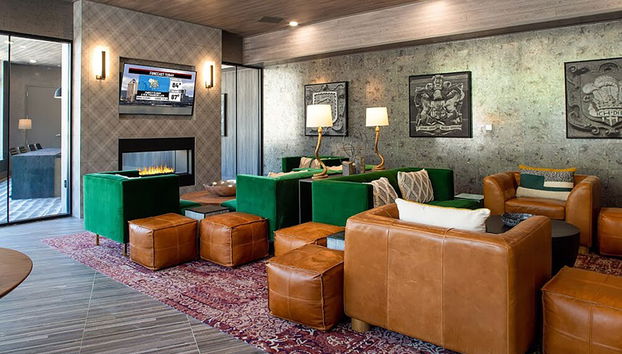 Sala de estar do lobby