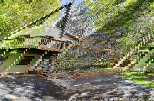 Photo 44 - Traditional Blakeslee Chalet: Deck & Lake Access