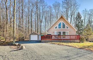 Photo 1 - Tree-lined Pocono Lake Home w/ Hot Tub + Decks