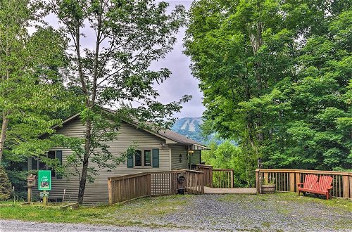 Photo 1 - Warm Wooded Cabin w/ 2-story Deck + Mountain View