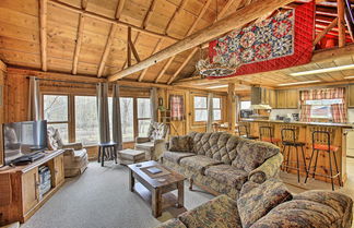 Photo 1 - Rustic River View Cabin w/ Fire Pit, Games & Grill