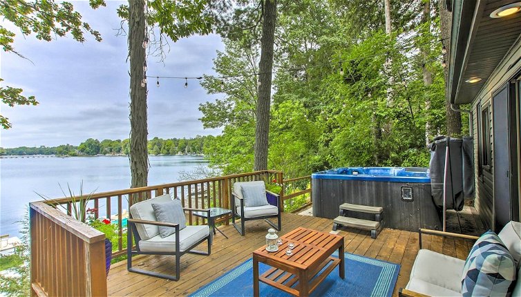 Photo 1 - Lakefront Plymouth Cottage w/ Private Hot Tub
