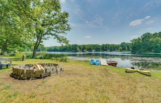 Photo 1 - Lakefront Brohman Retreat w/ Dock & Fire Pit