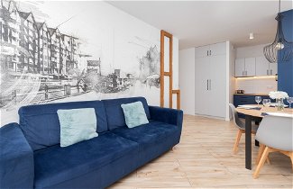 Photo 1 - Aesthetic Deep Blue Apartment by Renters