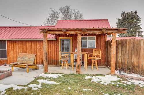 Photo 23 - Glenvil Cabin w/ Gas Grill: Steps to Dock & Pond