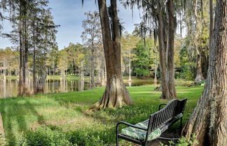 Photo 1 - Tampa Townhome w/ Lake Access & Workspace