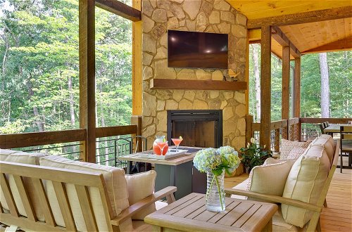 Photo 1 - Luxe Morganton Cabin: Hot Tub, Fire Pit, Game Room