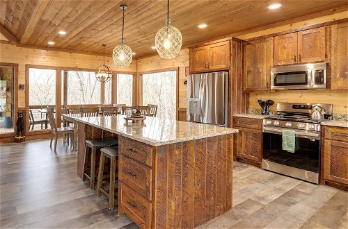 Photo 2 - Luxe Morganton Cabin: Hot Tub, Fire Pit, Game Room
