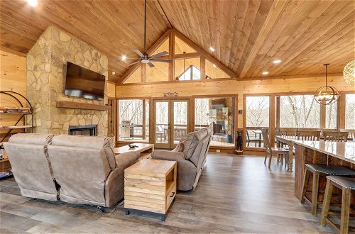 Photo 5 - Luxe Morganton Cabin: Hot Tub, Fire Pit, Game Room