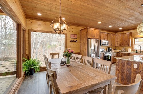 Photo 9 - Luxe Morganton Cabin: Hot Tub, Fire Pit, Game Room