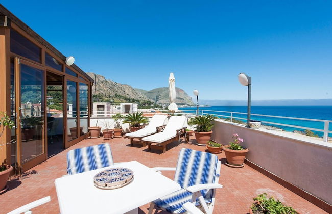 Casa con Terrazza sul Mare all Addaura - Foto 12