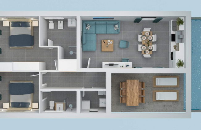 Holiday Home on Vir With Pool & Wellness - Foto 8