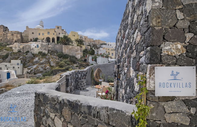 Rock Villas - Emporio | Pool, Jacuzzi, Castle View - Foto 64