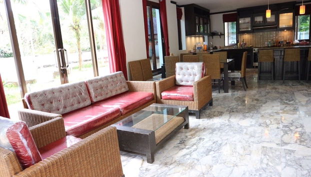 Sala de estar do lobby