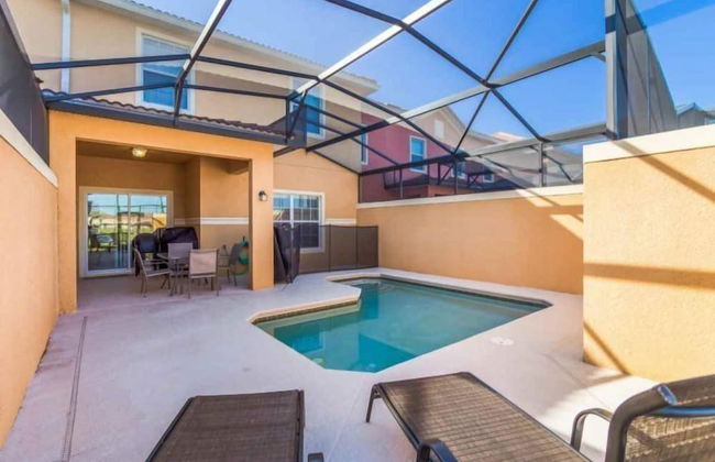 Contemporary 4 Bed 3 Bath Town Home With Upgrades, Private Pool i Close to Disney, Shopping - Foto 33