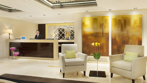 Lobby sitting area