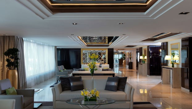 Lobby sitting area