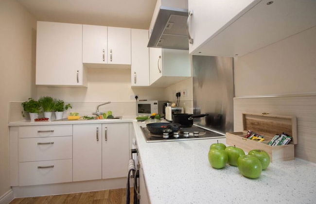Stayzo Castle Penthouse 18- A Clean Fresh Modern Apartment With Free Wi-fi - Foto 7