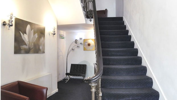 Zona de estar del vestíbulo