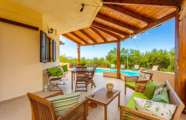 Villa Armi Large Private Pool Walk to Beach Sea Views A C Wifi Eco-friendly - 2809 - Foto 4