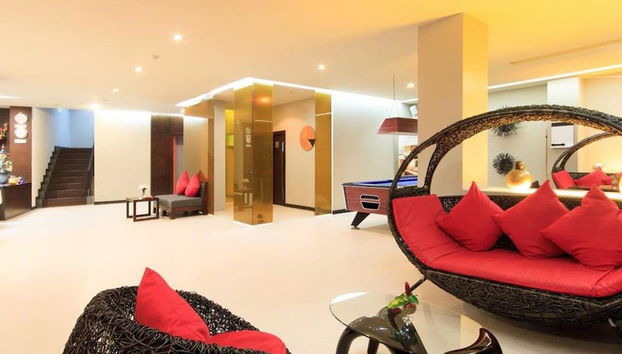 Sala de estar do lobby