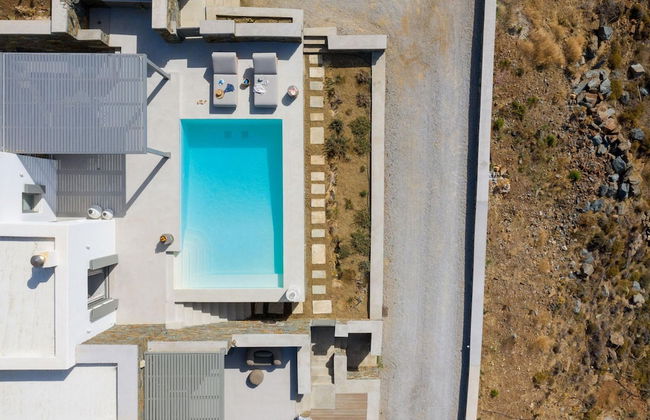 Phos Villas Tinos - Selene Villa With Private Pool and Sea View 96m - Foto 17