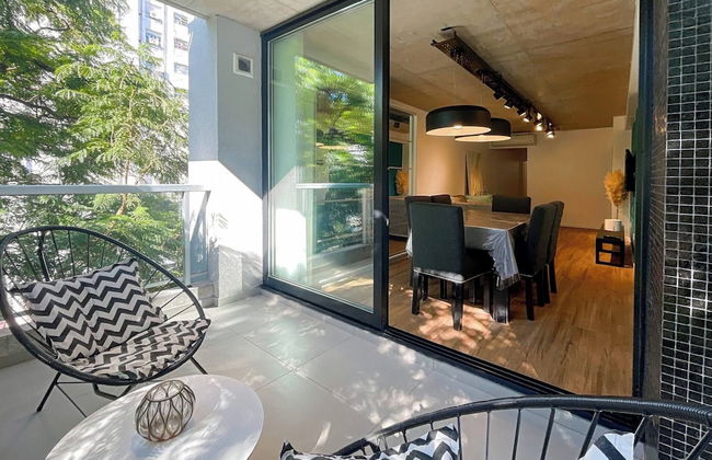 Urban Retreat Elegant Modern Apartment With Balcony in Villa del Parque - Foto 34