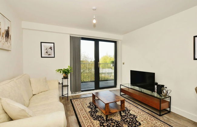 Sleek 2 Bedroom Apartment - Sofa-bed - Ashford - Foto 12