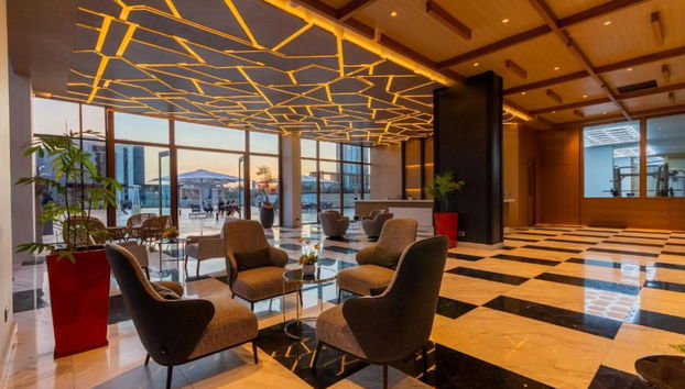 Sala de estar do lobby