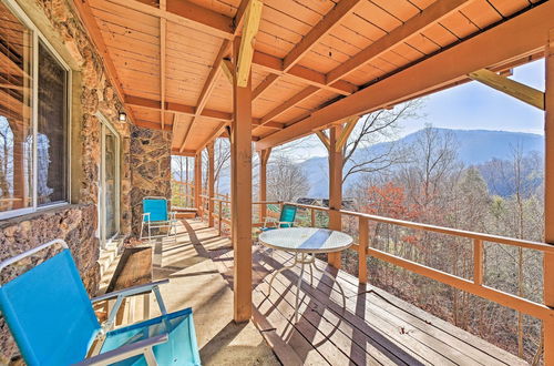 Photo 3 - Mountain-view Maggie Valley House w/ Spacious Deck