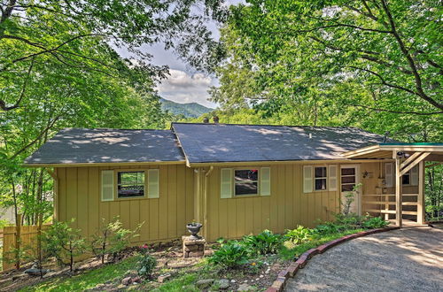 Photo 1 - Mountain-view Maggie Valley House w/ Spacious Deck