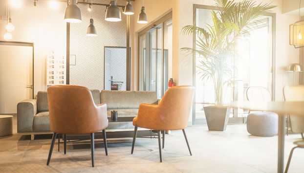 Lobby sitting area