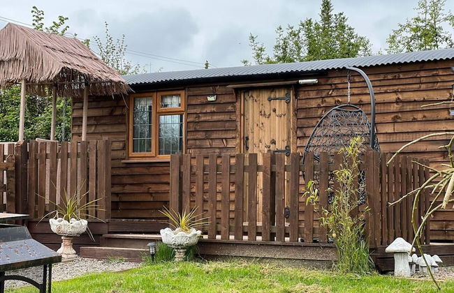Cute and Cosy Shepard hut With Wood Fuel hot tub - Foto 22