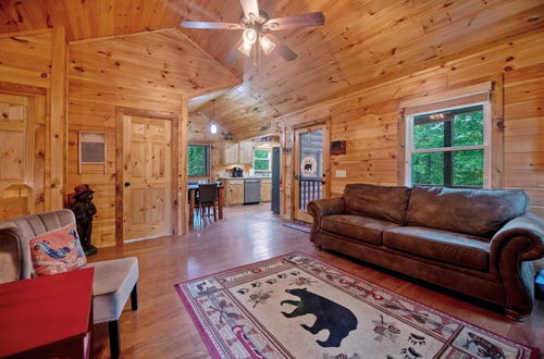 Photo 9 - Ricks Retreat-log Cabin Near Blue Ridge hot tub