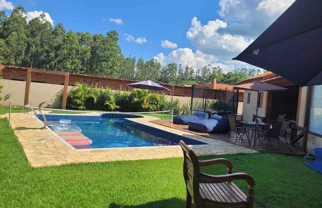 linda casa de campo nova em condominio - Foto 15